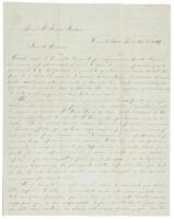 Autograph Letter Signed - 1849 Peruvian Sea Captain&rsquo;s 9000-acre Monterey Rancho