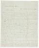 Autograph Letter Signed - 1849 Peruvian Sea Captain&rsquo;s 9000-acre Monterey Rancho