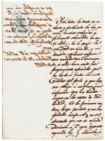 Unsigned manuscript document - 1847 Illegal Slave Trade to Spanish Cuba