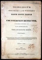 Monsarret's Southern and Western Bank Note Table and Counterfeit Detector,, Published Monthly...