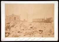 Albumen photograph of Pike's Peak