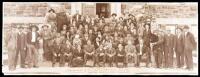 Group photograph for the Fifth Annual Conference of the Society of American Indians, Tsawrence [sic], Sept. 28 - Oct. 3, 1915, Kansas