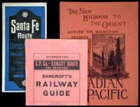 Three booklets/guides to railroads in North America