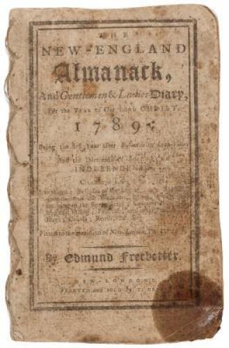 The New-England Almanack, and Gentlemen & Ladies Diary, for the Year of Our Lord Christ, 1789...Fitted to the meridian of New-London