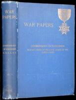 War Papers Read Before the Commandery of the State of Wisconsin, Military Order of the Loyal Legion of the United States. Volume I.