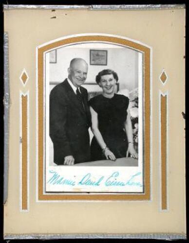 Photograph portrait, signed by Mamie Eisenhower (wife of U.S. President Dwight D. Eisenhower)