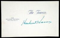 Signature of Herbert Hoover