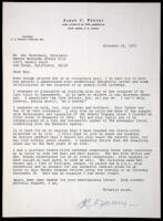 Typed Letter, signed by J.C. Penney