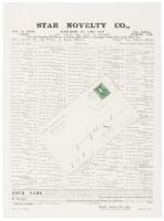 Star Novelty Co. printed list of "200 Names of Persons Who Wish to Exchange Picture Post Cards With You"