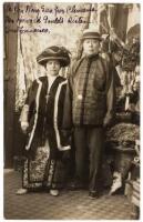 Photograph of 1910 Notorious inter-racial couple of San Francisco Chinatown