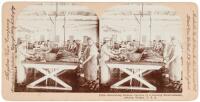 Stereoview Photograph, Chinese Cannery Workers in Astoria, Oregon 1904