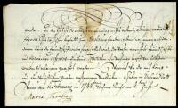 Manuscript Document, signed by Maria Theresa