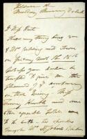 Autograph Letter, signed by novelist Lady Sydney Morgan