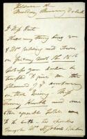 Autograph Letter, signed by novelist Lady Sydney Morgan