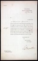 Document, signed by Henry John Temple Palmerston