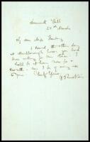 Autograph Letter, signed by John Ruskin