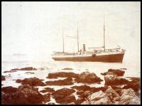 Photograph of the Steamer ship "St. Paul" near Pacific Grove, California