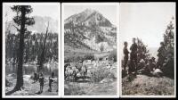 Group of 15 silver photographs and a guidebook Sequoia National Park, A Geological Album...photographs with interpretations by François E. Matthes