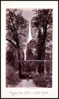 Albumen photograph of Yosemite Falls