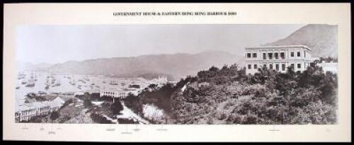 Government House & Eastern Hong Kong Harbour 1880