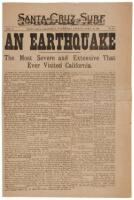 Four issues of the Santa Cruz Surf from April, 1906