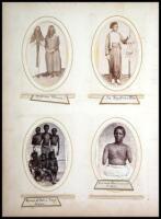 Album with approximately 94 cartes-de-visite & 6 cabinet cards, loose in window mounts