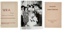 Two official publications of the War Relocation Authority, the US Government civilian agency that administered the Japanese-American internment after Army evacuation from the West Coast