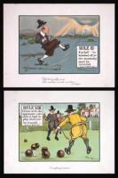 The Rules of Golf Illustrated, containing only 20 color prints and the front board from the book