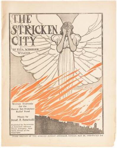 The Stricken City - Sheet music written for the Hearst San Francisco Relief Fund