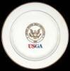 Collection of 12 commemorative golf plates - 10