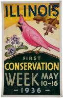 1936-37 Two Posters of Illinois Conservation Week