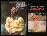 Lot of 2 golfing titles, both signed by Palmer