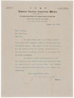 Typed letter Signed - 1913 New York Japanese publisher on California racist &ldquo;incidents&rdquo;