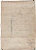 Map of the Coalinga Oil Field, Fresno, California