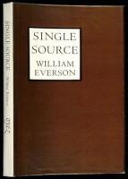 Single Source: The Early Poems of William Everson [1934-1940]