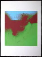 Lot of three color silkscreen landscapes