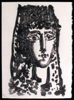 Aquatint portrait from "Le Carmen des Carmens"