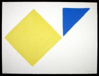 Yellow Square plus Quarter Blue