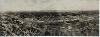 Panoramic photograph of Fresno, California