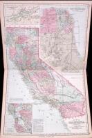 The National Atlas. Containing Elaborate Topographical Maps of the United States and the Dominion of Canada, with Plans of Cities and General Maps of the World. Also, Descriptions and Tables, Historical and Statistical, with a Reference List...Accompanied