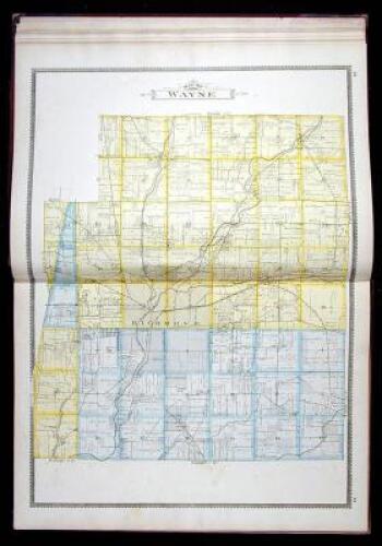 The County of Wayne, Indiana, an Imperial Atlas and Art Folio, Including Chronological Chart, Statistical Tables, and Description of American System of Rectangular Survey