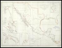 The Coasts of Guatimala and Mexico from Panama to Cape Mendocino, with the Principal Harbours of California. 1839