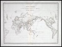 Mappa-Mondo per Indicare la Principale Costruizione, e la configurazione de Due Continenti