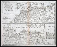 A New & Accurate Map of the Western Parts of Barbary [on sheet with] A New & Accurate Map of the Eastern Parts of Barbary