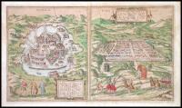 Mexico, Regia et Celebris Hispaniae Novae Civitas [on sheet with] Cusco, Regni Peru in Novo Orbe Caput