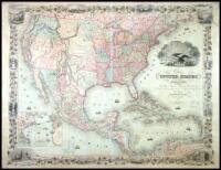 Map of the United States of America, the British Provinces, Mexico, the West Indies and Central America, with Part of New Granada and Venezuela