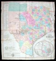 J. De Cordova's Map of the State of Texas Compiled from the Records of the General Land Office of the State, by Robert Creuzbaur, Houston, 1851