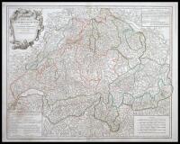 Carte de la Republique des Suisses, o&ugrave; sont distingu&eacute;s les 13 Cantons et leurs alli&eacute;s...