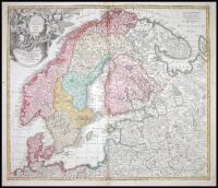 Les Trois Couronnes du Nord. Scandinavia Complectens Sueciae, Daniae & Norvegiae Regna