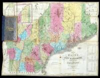 Map of Maine, New Hampshire and Vermont from the most Authentic Sources